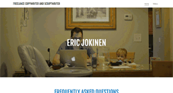 Desktop Screenshot of ericjokinen.com
