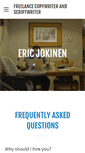 Mobile Screenshot of ericjokinen.com
